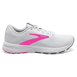 Brooks Signal 3 Road Running Shoes - Womens, White/Pink/Blue | IE-TYG524710